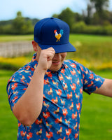 Gorra de Golf Waggle Feelin Cocky - Azul