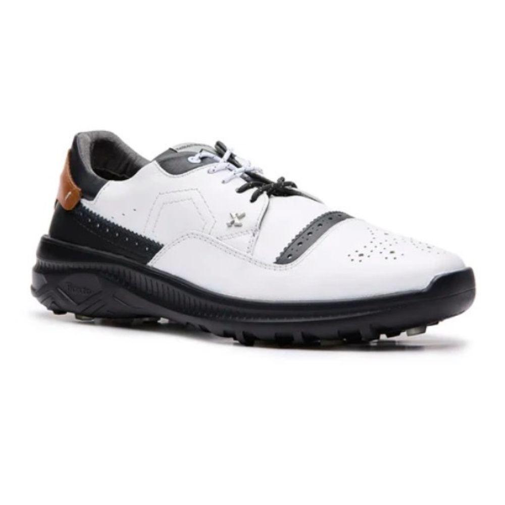 Zapatos de Golf Boxto Exo X2 Spikeless Blanco y Negro