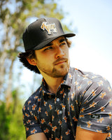 Gorra de Golf Waggle The Goat - Negro