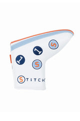Funda Stitch para Putt Blade de Piel - Blanco
