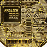 Marca Pins & Aces Bitcoin