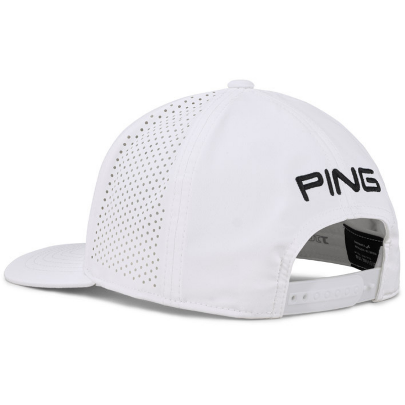 Gorra de Golf Ping Tour Vented - Blanco/Negro