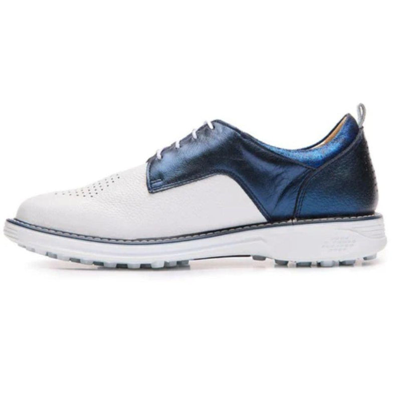 Zapatos de Golf Boxto Inspiration Romance Spikeless - Blanco y Azul Marino (Mujer)