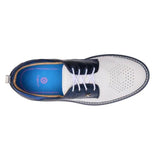 Zapatos de Golf Boxto Inspiration Romance Spikeless - Blanco y Azul Marino (Mujer)