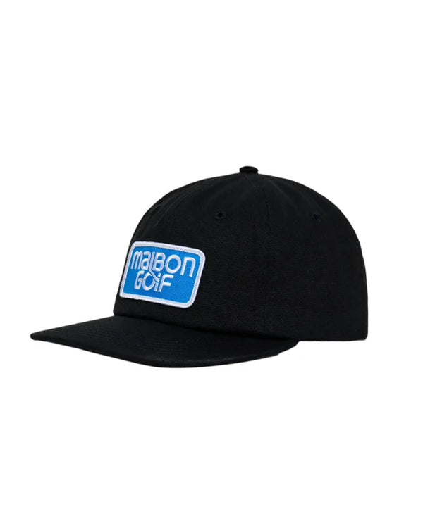 Gorra Malbon Swing Oil Canvas Negro