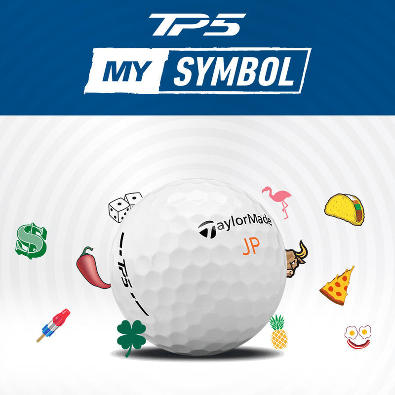 Pelota TaylorMade TP5 My Symbol Cocktail