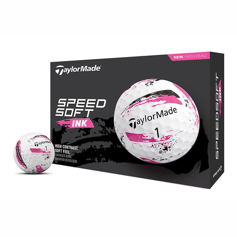 Pelota TaylorMade Speed Ink Rosa