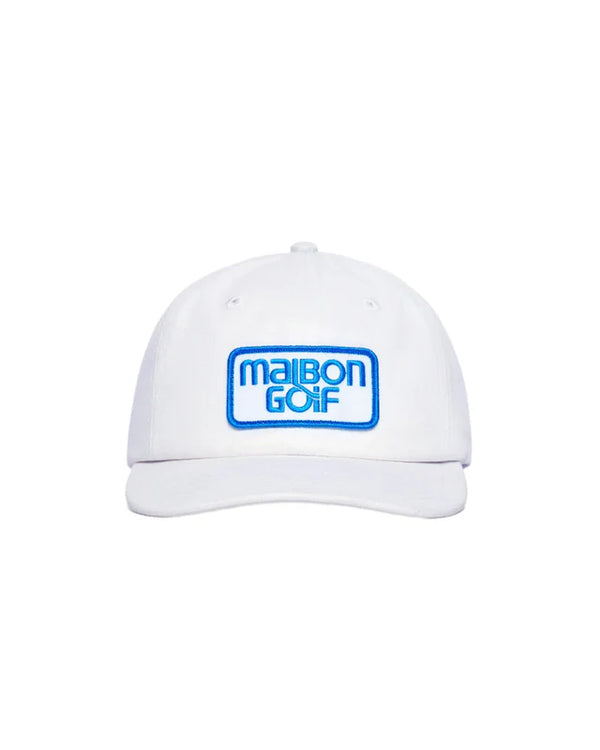Gorra Malbon Swing Oil Canvas Blanco