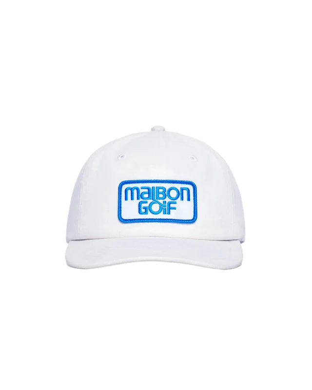 Gorra Malbon Swing Oil Canvas Blanco
