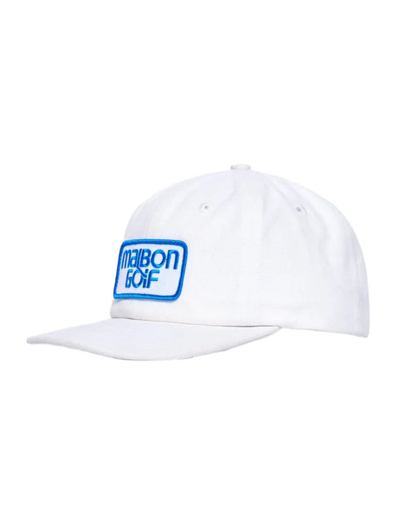 Gorra Malbon Swing Oil Canvas Blanco