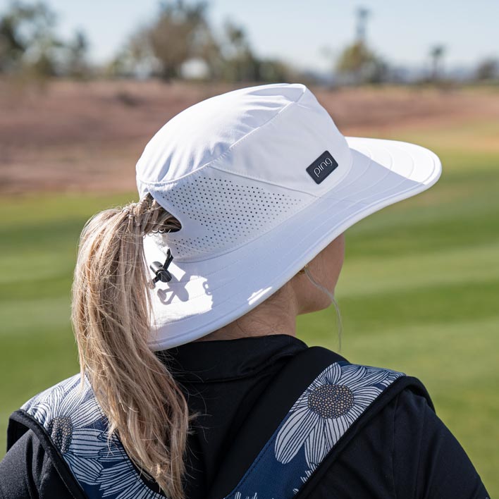 Sombrero de Golf Ping Boonie para Mujeres - Blanco
