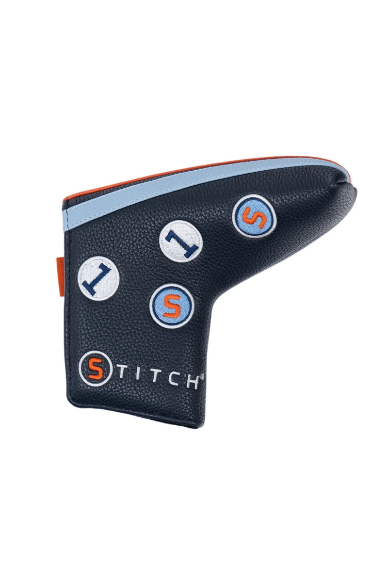 Funda Stitch para Putt Blade de Piel - Azul